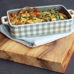 Chantarelle, spinach and courgette frittata – recipe in English